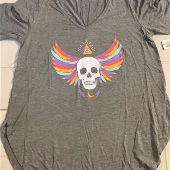 torrid Tops - Torrid Super Soft Skull Tunic
